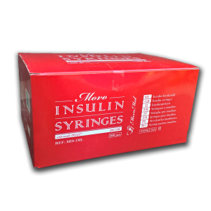 Insulin syringe + needle 1ml